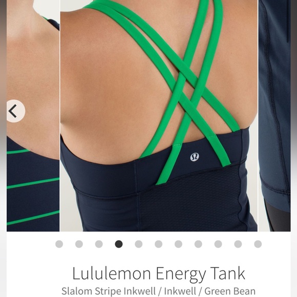 Lululemon Energy Tank in Slalom Stripe Inkwell - Picture 8 of 11